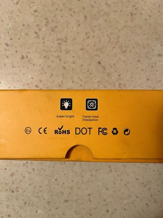 Bombillas LED H3/H7 amarillas y blancas