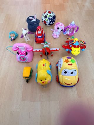 Lote de juguetes variados