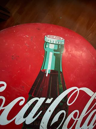 Enorme Chapa Coca Cola Años 50