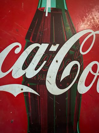 Enorme Chapa Coca Cola Años 50
