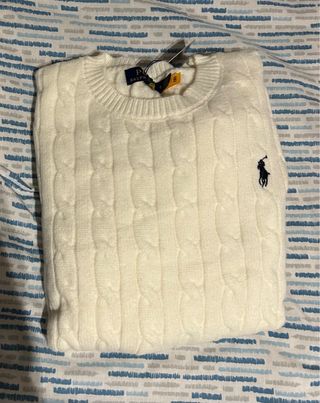 Jersey Polo Ralph Lauren Blanco Talla M