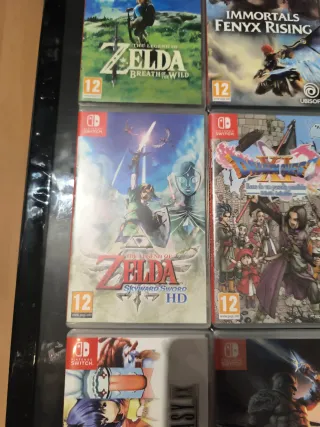 Nintendo Switch cajas de juegos  Solo cajas