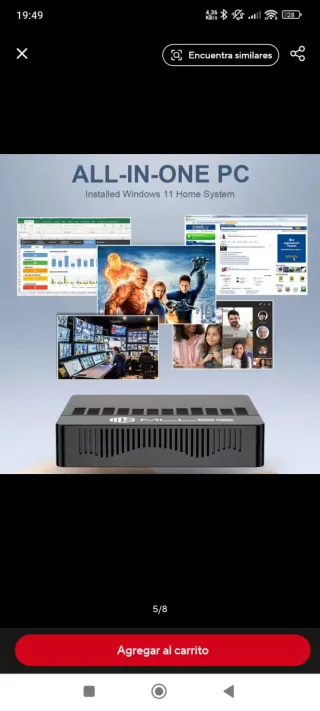 Mini PC MLLSE M2 Air Intel N3350 6GB RAM 64GB SSD