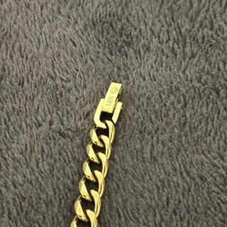 Pulsera Cubana Oro Laminado Hombre