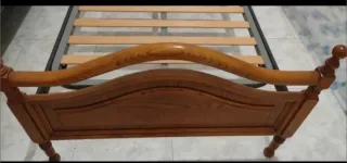 Estructura Cama Metal y Madera