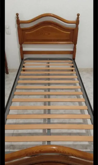 Estructura Cama Metal y Madera