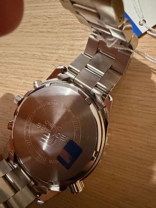 Reloj Casio Edifice Cronógrafo Negro/Plata