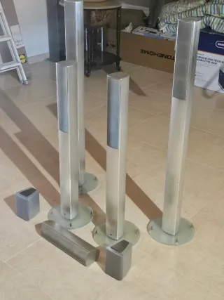 Altavoces Cinema Set Gris/Plata