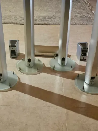 Altavoces Cinema Set Gris/Plata