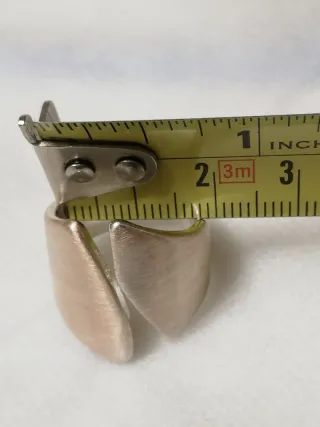 Conjunto bisutería plateada: pulsera, collar, pend