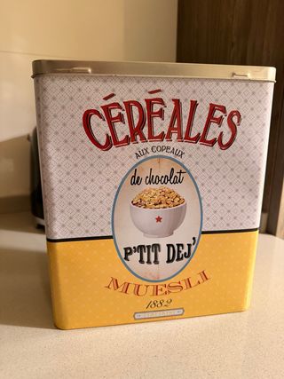 Caja metal vintage cereales P'tit DEJ