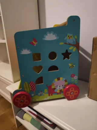 Andador de madera educativo