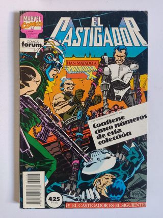 Cómics La Masa, Iron Man, Punisher (Forum) sueltos