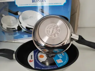 Olla Rápida Fagor 6 Litros + Sartenes inox