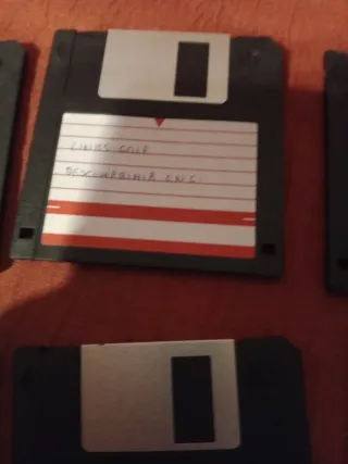 Disquetes con juegos retro