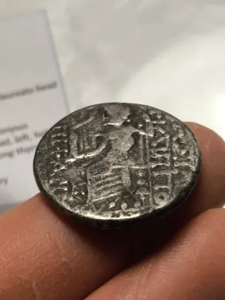 Moneda Romana Tetradracma de plata Antioquía Siria