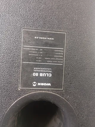 Equipo de música Skytec y WORK