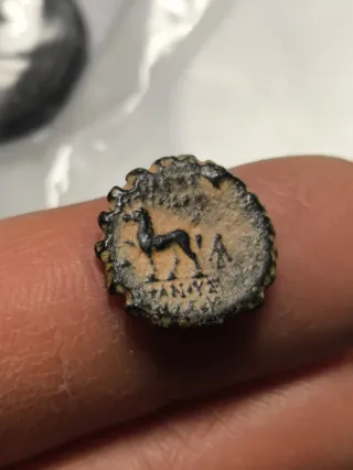 Moneda Griega Seleucida Antiochos IV