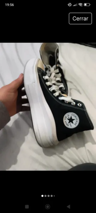 Zapatillas Converse All Star plataforma negras