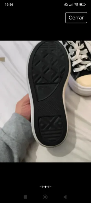 Zapatillas Converse All Star plataforma negras