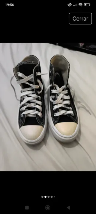 Zapatillas Converse All Star plataforma negras