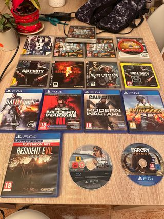 Juegos PS3 y PS4: Call of Duty, GTA, Resident Evil