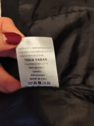 Chaleco pelo Teria Yabar Talla S