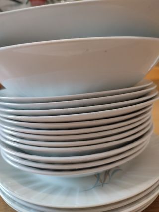 Preciosa vajilla vintage completa