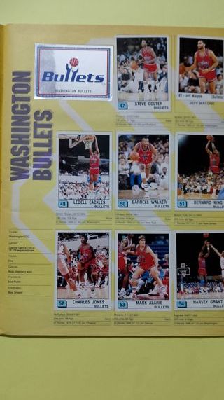 Álbum Panini NBA 90 Baloncesto