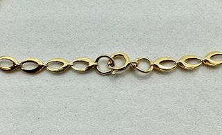 Esclava Niño Bilbao de oro de 18k, 1.31 g, 14cm.