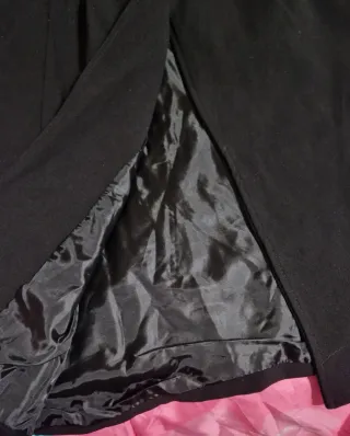 Cappotto donna nero con decorazioni