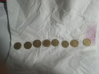 Monedas de oro durillos,1 escudos,isabelinas...