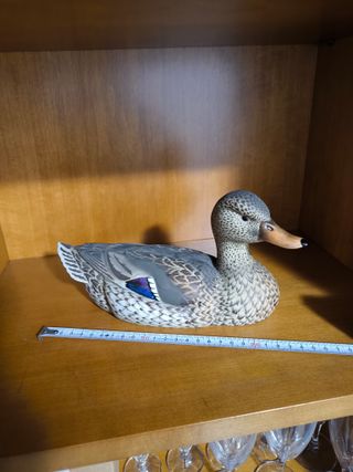 Pato decorativo vintage en cerámica – basado en mo