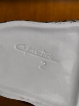 Pato decorativo vintage en cerámica – basado en mo