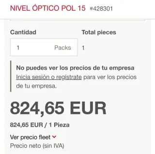 Nivel Óptico Hilti POL 10