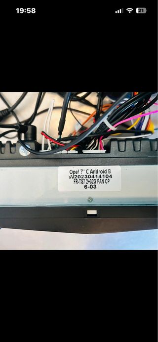 Pantalla Android Opel Zafira B