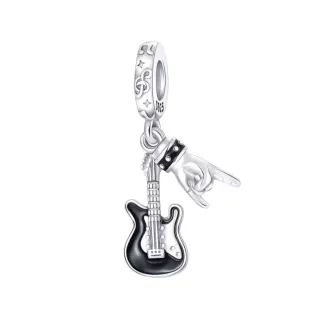 Charm Pandora Guitarra Rock Mano