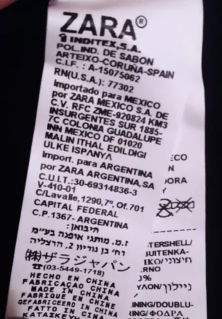 Bolso Zara lentejuelas y terciopelo