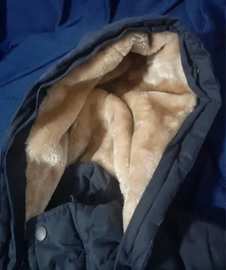 Chaquetón JVZ Talla M. Azul marino