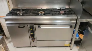 Cocina industrial 3 fuegos El horno no funciona