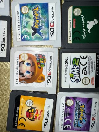 Lote Videojuegos Nintendo DS y 3DS