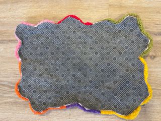 Tappeto infantile con fiori multicolore