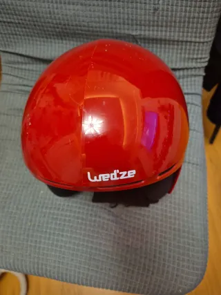 Casco de esquí Wed'ze rojo, talla M 52-55