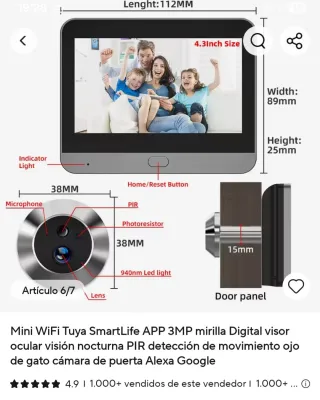 Videoportero Inteligente WiFi