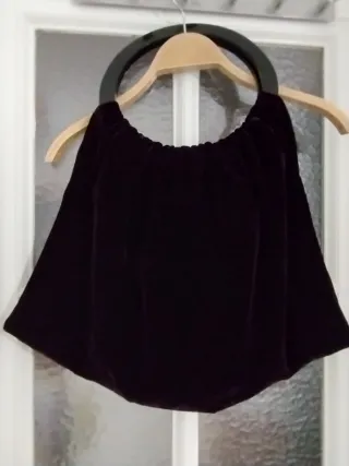 Bolso estilo boho en terciopelo bordado