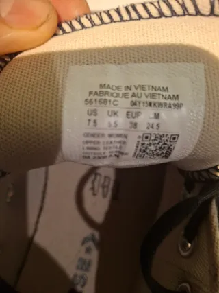 Zapatillas Converse Negras Mujer  puestas 2 horas!