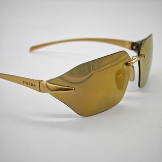 GAFAS PRADA SPR A56 DORADO CON FUNDA