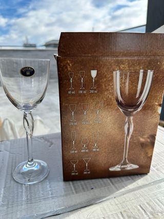 Cristalería Bohemia Juego Copas