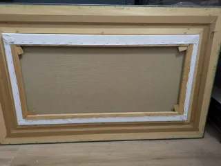 Cuadro impresionista al óleo de un paisaje