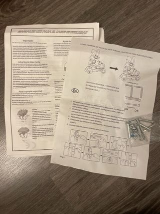 Patines Spiderman para niño con casco y proteccion